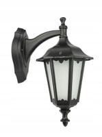 SU-MA Retro Kinkiet Zewnętrzny Czarny E27 IP43 39cm 60W