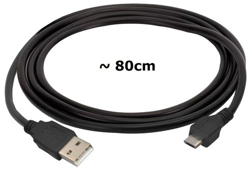 Kabel 2in1 micro USB 80cm ładowanie + transfer na Arena.pl