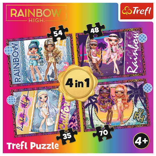 puzzle modne laleczki” mga rainbow high 34614 na Arena.pl