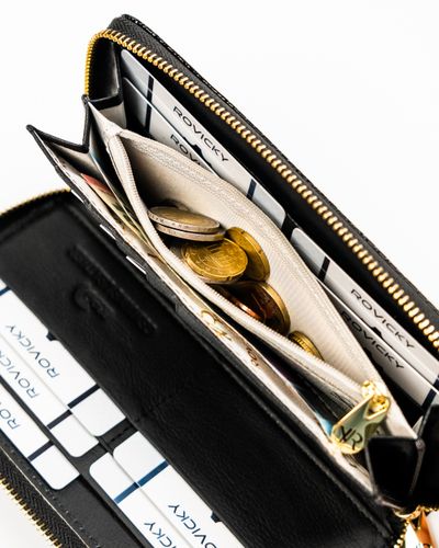 portfel damski skórzany rh-25-1-rs-5395 black na Arena.pl