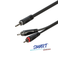 Kabel audio Jack 3.5mm stereo / 2 x RCA 3m Roxtone SAYC150L3