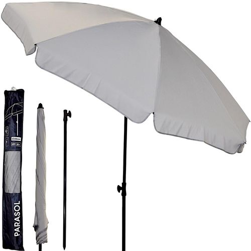 PARASOL OGRODOWY 185CM POPIELATY na Arena.pl