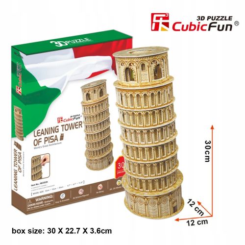 CUBIC FUN Puzzle 3D Krzywa Wieża w Pizie Cubicfun DA-21053 na Arena.pl