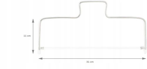 NÓŻ STRUNOWY 2SZT DO CIĘCIA BISZKOPTU CIASTA TORTU na Arena.pl