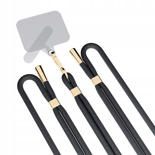 3MK EasyClip Black (gold) Smycz do telefonu na Arena.pl