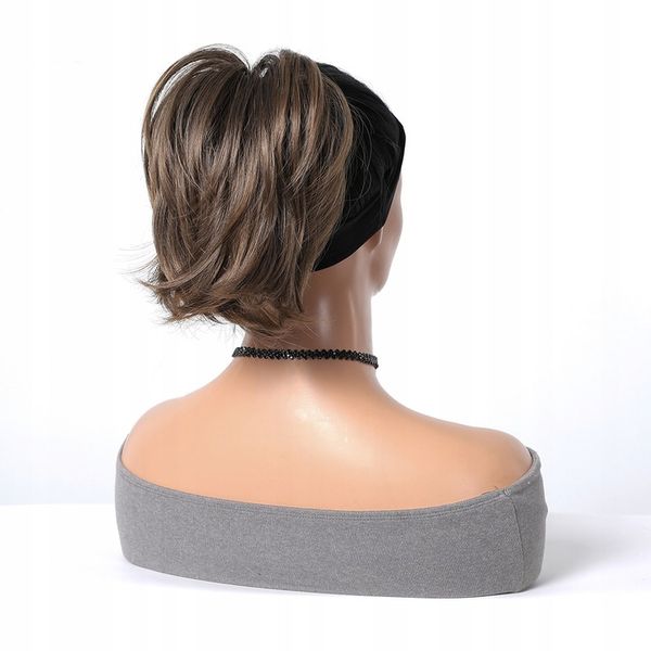 Doczepiany kok na klipsie treska na klamrze Dopinany kucyk w 5 sekund zdjęcie 4