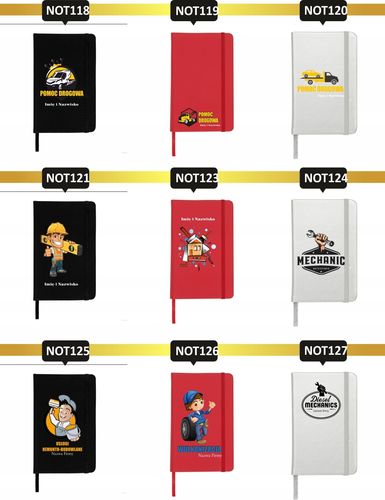 Notes A5 dla makijażystki notatnik nadruk UV kolor na Arena.pl