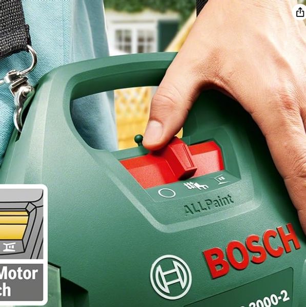 Pistolet malarski natryskowy Bosch 650W SYSTEM DO MALOWANIA do ścian drewna zdjęcie 3