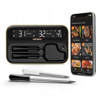 INKBIRD INT-12-BW Bezprzewodowy Termometr do Mięsa BBQ z Dwiema Sondami: D…