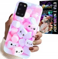 ETUI DO SAMSUNG GALAXY A31 - WZÓR W SŁODKIE PIANKI, OBUDOWA, PLECKI