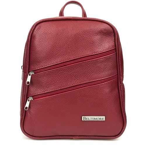 Czarny plecak torebka damska Skórzana Beltimore 022 na Arena.pl