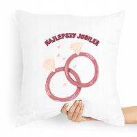 Prezent Poduszka Dla Jubilera Najlepszy Jubiler Z Nadrukiem Ze Zdjęciem