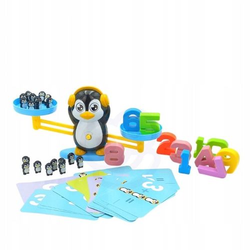 WAGA SZALKOWA RÓWNOWAŻNA EDUKACYJNA Nauka Liczenia Pingwin DLA DZIECI na Arena.pl