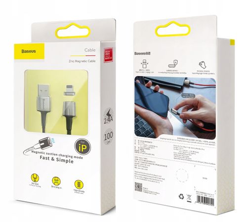 Baseus Kabel magnetyczny USB Lightning iPhone 2.4A na Arena.pl