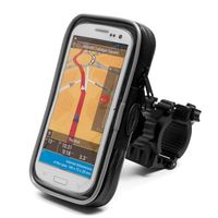 2 x DUŻY uchwyt etui TELEFON MOTOCYKL-owy WODOODPORNY 177mm XL
