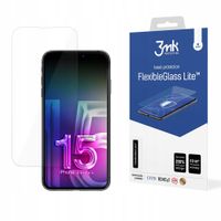 SZKŁO HYBRYDOWE 3MK FLEXIBLEGLASS LITE DO IPHONE 15 PRO 6.1" ULTRACIENKIE 0
