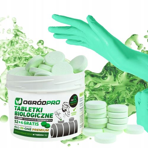 Tabletki Bakterie do szamba Oczyszczalni na Rok Tłuszcze All in One na Arena.pl