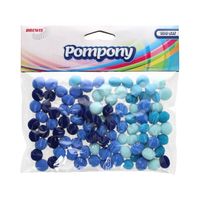 POMPONY 10MM BREWIS POM13 ODCIENIE NIEBIESKIEGO