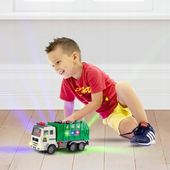 AUTO ŚMIECIARKA CIĘŻARÓWKA ŚWIATŁO DŹWIĘK 25 CM