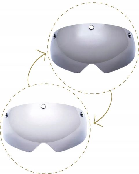 KASK ROWEROWY Z OKULARAMI LEKKI REGULOWANY ERCOLE zdjęcie 12