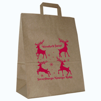 Torby świąteczne duże 32 x 16 x 40 cm Renifery 46