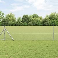 Spawana siatka ogrodzeniowa Srebrny 0.4 x 100 m