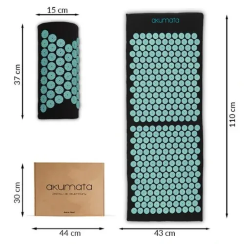 Mata do akupresury AKUMATA Z PODUSZKĄ MASAŻ CIAŁA na Arena.pl