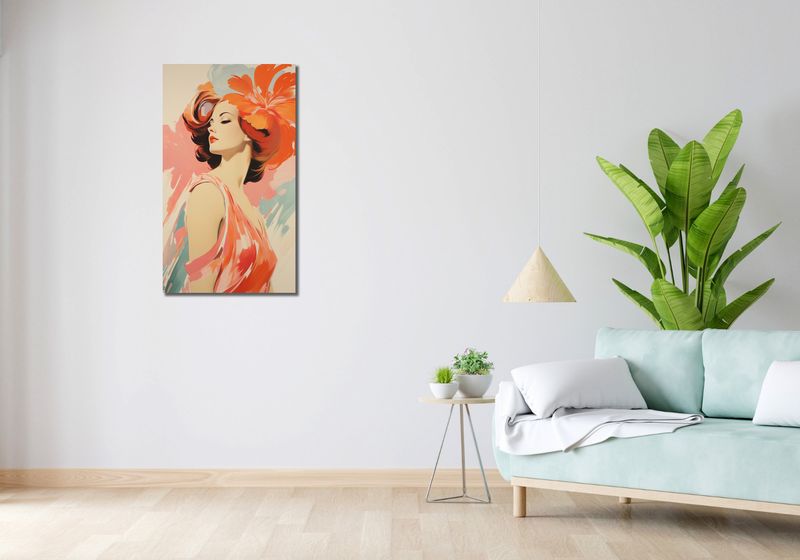Obraz 50x90cm Kwiatowa Melodia zdjęcie 2