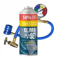 Gaz do klimatyzacji 3w1 R134a 626g + przewód, olej, uszczelniacz