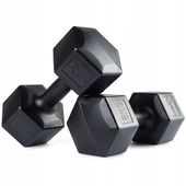 ZESTAW HANTLI FITNESS PILATES CIĘŻARKI HANTLE BITUMICZNE DO ĆWICZEŃ 2x5kg