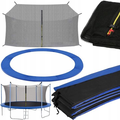 OSŁONA SPRĘŻYN + SIATKA WEWNĘTRZNA 304 - 312cm 10FT AKCESORIA DO TRAMPOLINY na Arena.pl