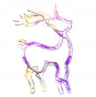 Ozdoba Świąteczna Renifer LED na okno 20cm 10led E