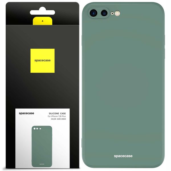 Spacecase Silicone Case Iphone 7/8 Plus Dark Green zdjęcie 1
