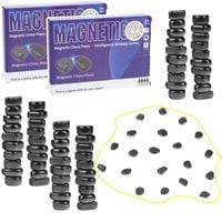 Kamienie Magnetyczne 60 sztuk Szachy Gra Strategiczna Magnetyczna Planszowa