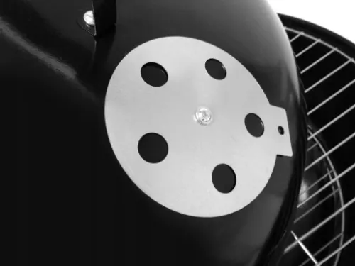 Grill WĘGLOWY na brykiet Ogrodowy zamykany POKRYWA POPIELNIK Gruba na Arena.pl