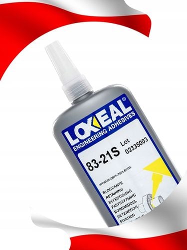 KLEJ DO ŁOŻYSK TULEI PIAST LOXEAL 83-21 DUŻA WYTRZYMAŁOŚĆ 250 ml na Arena.pl