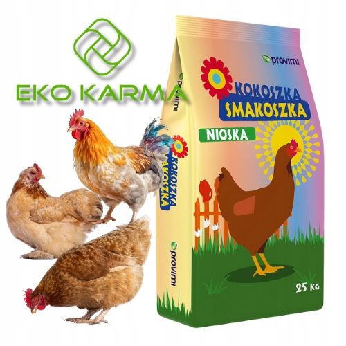 Pasza dla kur niosek sypka - Nioska Kokoszka Smakoszka Provimi 25kg na Arena.pl