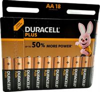 Bateria alkaliczna Duracell Plus AA LR6 MN1500 18 sztuk ORYGINAŁ
