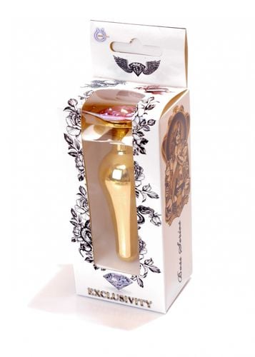 plug jewellery gold butt plug  rose na Arena.pl
