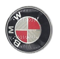 BMW znaczek na klapę bagażnika EMBLEMAT na tył BMW 73mm carbon