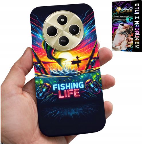 ETUI DO XIAOMI REDMI 14C 4G - WZORY WĘDKARSKIE RYBY POŁÓW WĘDKA PLECKI na Arena.pl