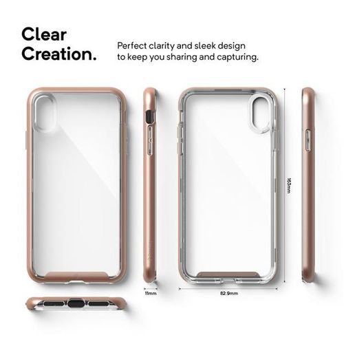 Caseology Skyfall Case - Etui iPhone Xs Max (Gold) na Arena.pl