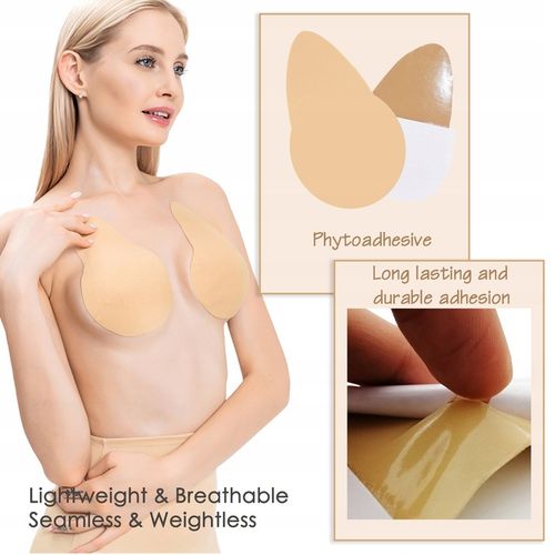 2 pary Taśma podnosząca piersi dla dużych piersi z osłonki na sutki,C-D CUP na Arena.pl