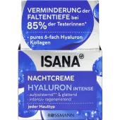Isana krem na noc kwas hialuronowy