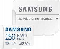 Karta microSD Samsung EVO Plus 256 GB 256GB z adapterem