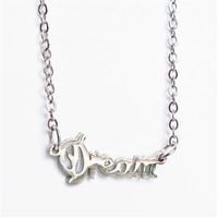 naszyjnik stal chirurgiczna napis dream