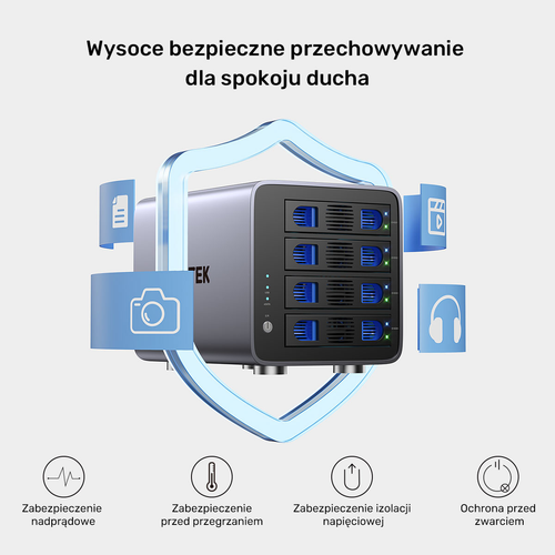 4-dyskowa obudowa RAID 0/1/5/10 / JBOD/ PM Unitek na Arena.pl