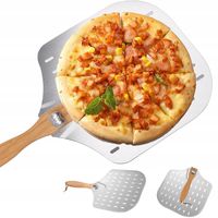 Blacha do pizzy Bedee metalowa 30,5 x 63 cm średnica 26 cm