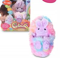 Curlimals Misie Kulisie Interaktywna Maskotka Tęczowy Królik Króliś