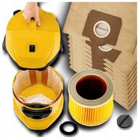 10x WORKI FILTR DO ODKURZACZA KARCHER WD3 200 MV3 GRUBSZE WZMOCNIONE JAKOŚĆ